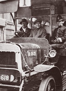 Volunteer Transport and Their Police Protection, May 1926 by English Photographer